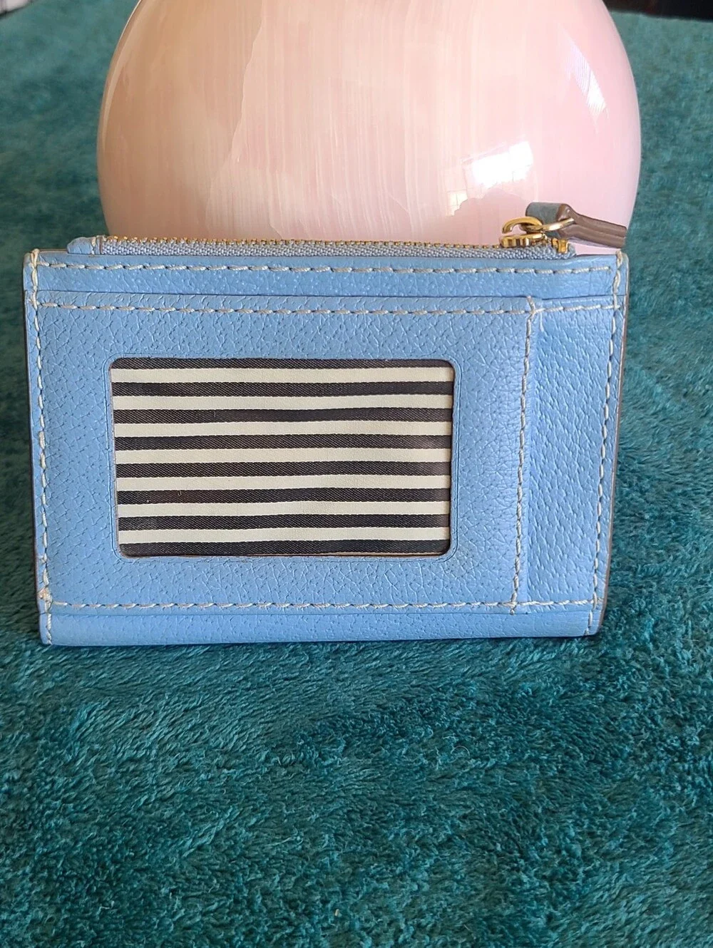 kate spade Small Leather Wallet - Light Blue
